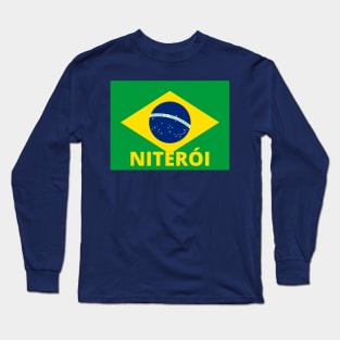 Niterói City in Brazilian Flag Long Sleeve T-Shirt